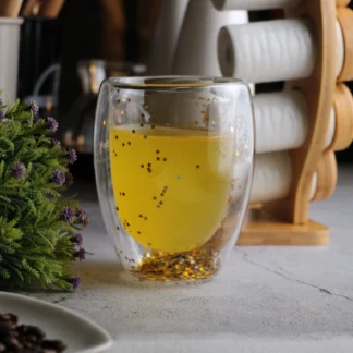 كوب دبل زجاج
